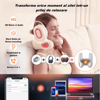 ZenNeck Pro- Perna de călătorie și masaj cervical cu Bluetooth