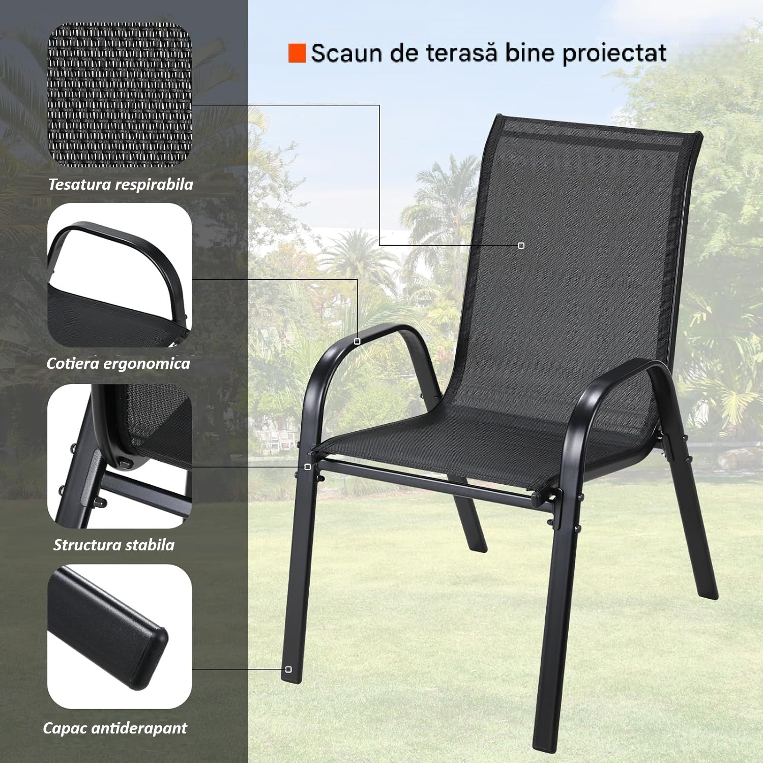 Set complet mobilier gradina TerraLounge 3 piese