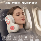 ZenNeck Pro- Perna de călătorie și masaj cervical cu Bluetooth