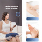 Aparat de masaj Shiatsu Master Pro 4 în 1, 4 zone, telecomandă