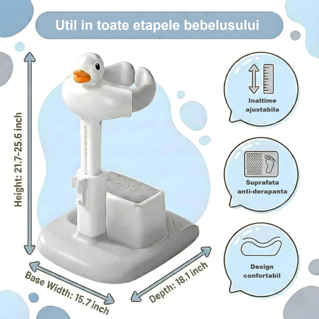Suport portabil de baie pentru copii