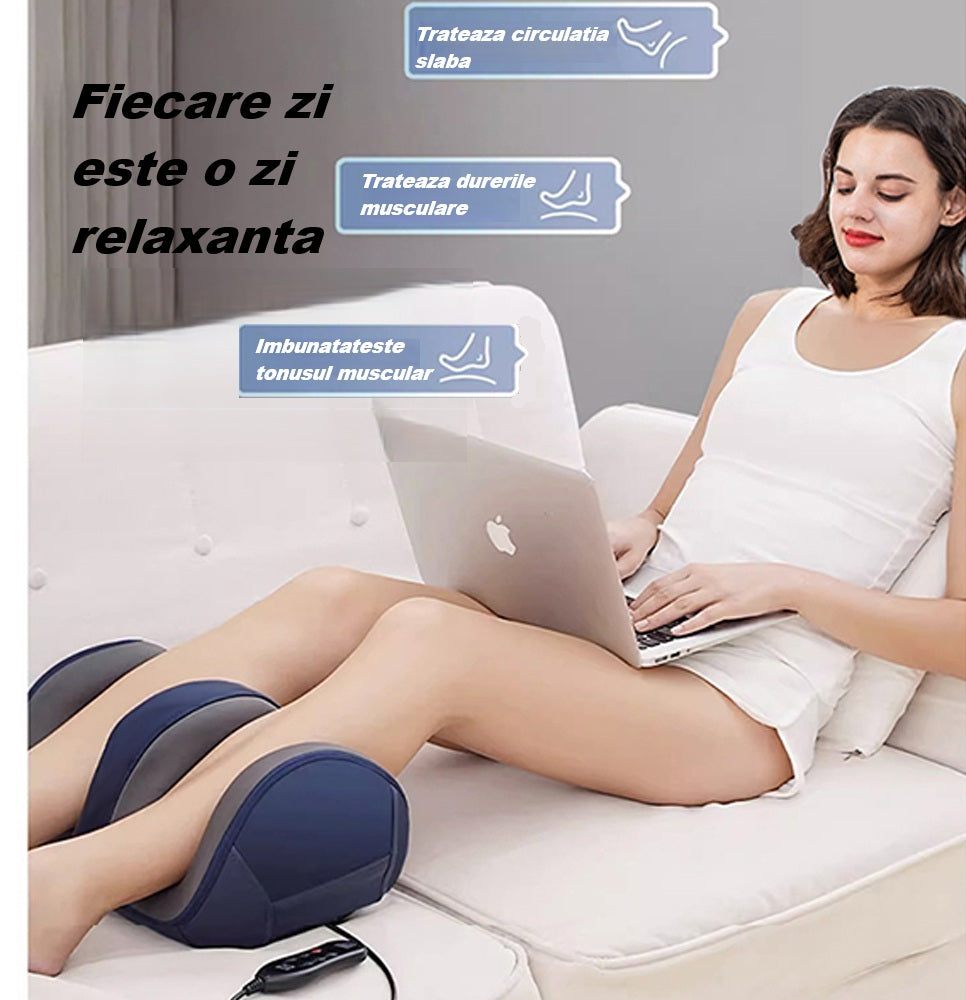 Aparat de masaj Shiatsu Master Pro 4 în 1, 4 zone, telecomandă