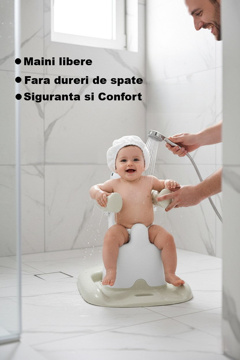 Suport portabil de baie pentru copii